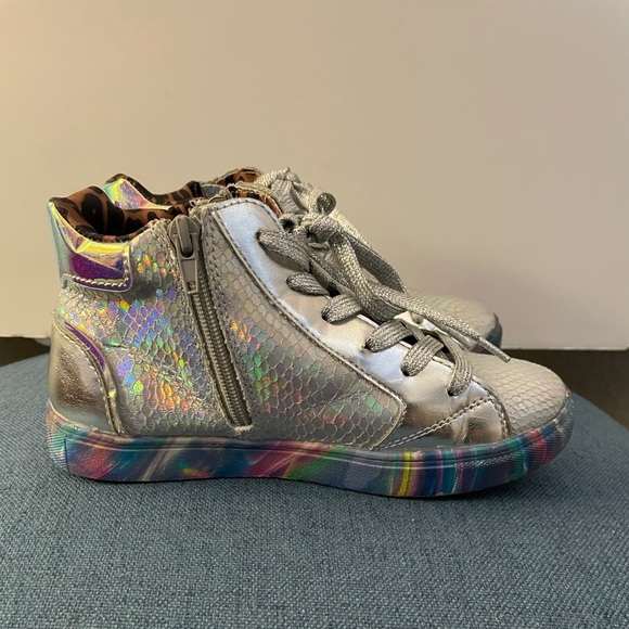STEVE MADDEN High Top Sneakers Girl size 4 - Picture 11 of 13